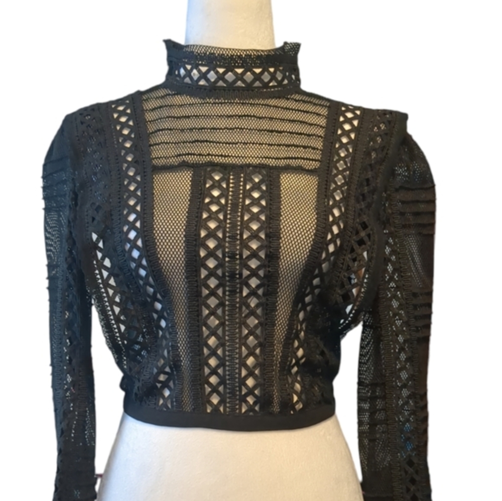 Skylar MadisonThe Black Top Lace size S color black